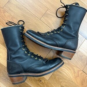 Santa Fe Boot Co Black Leather Boots